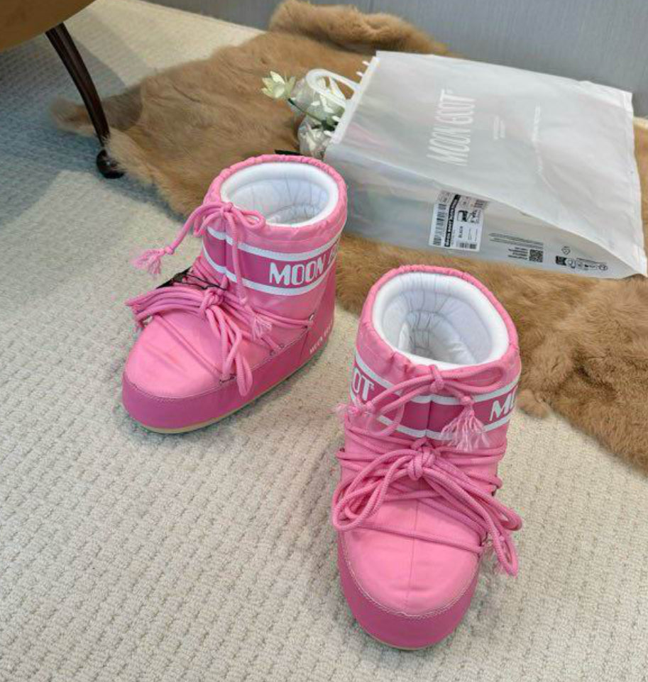 Authentic MOON BOOT - ICON LOW NYLON BOOTS