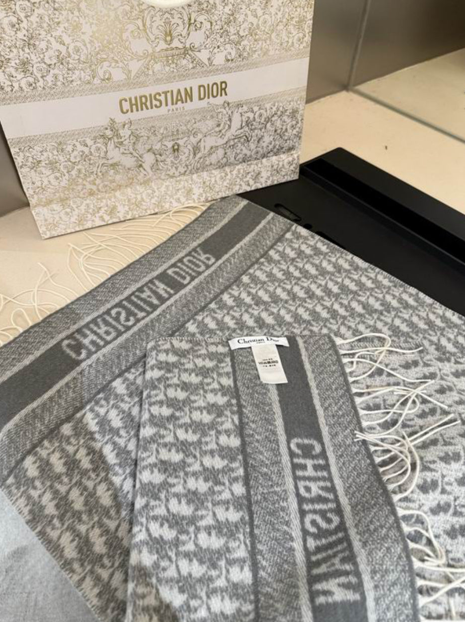 Authentic Christian Dior Oblique Scarf