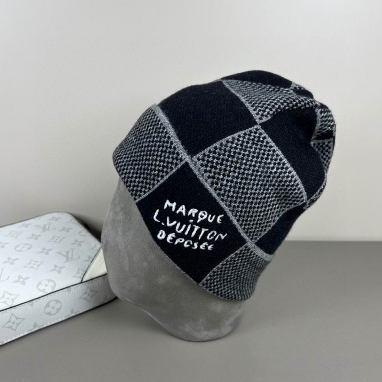 Authentic Louis Vuitton - Damier Heritage Beanie