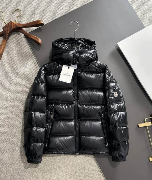 Authentic Moncler Maya Hooded Short Down Jacket