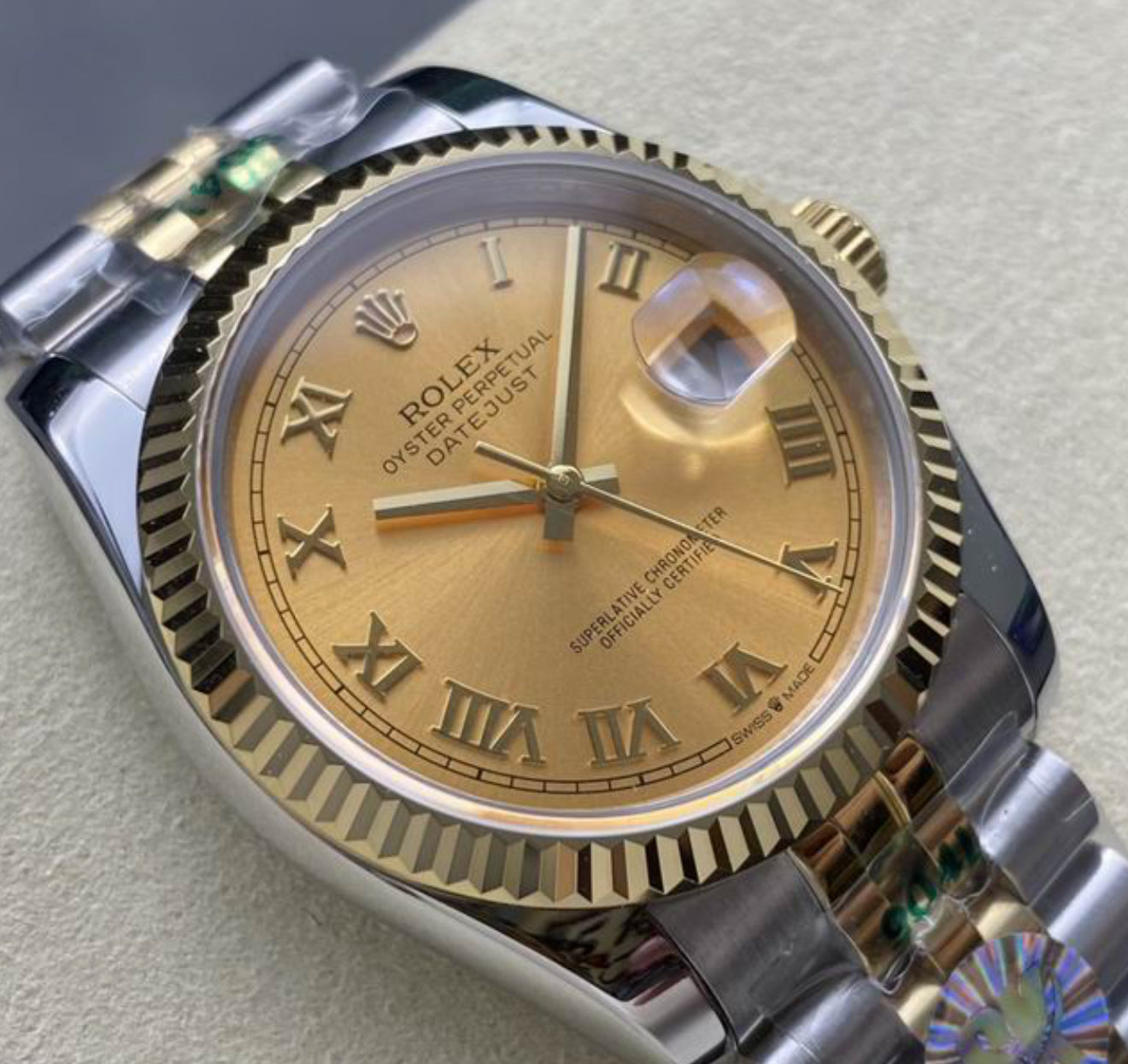 Authentic Rolex Two-Tone Oyster Perpetual DATEJUST