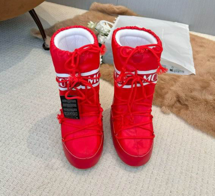 Authentic MOON BOOT - ICON COLOURBLOCK NYLON BOOTS