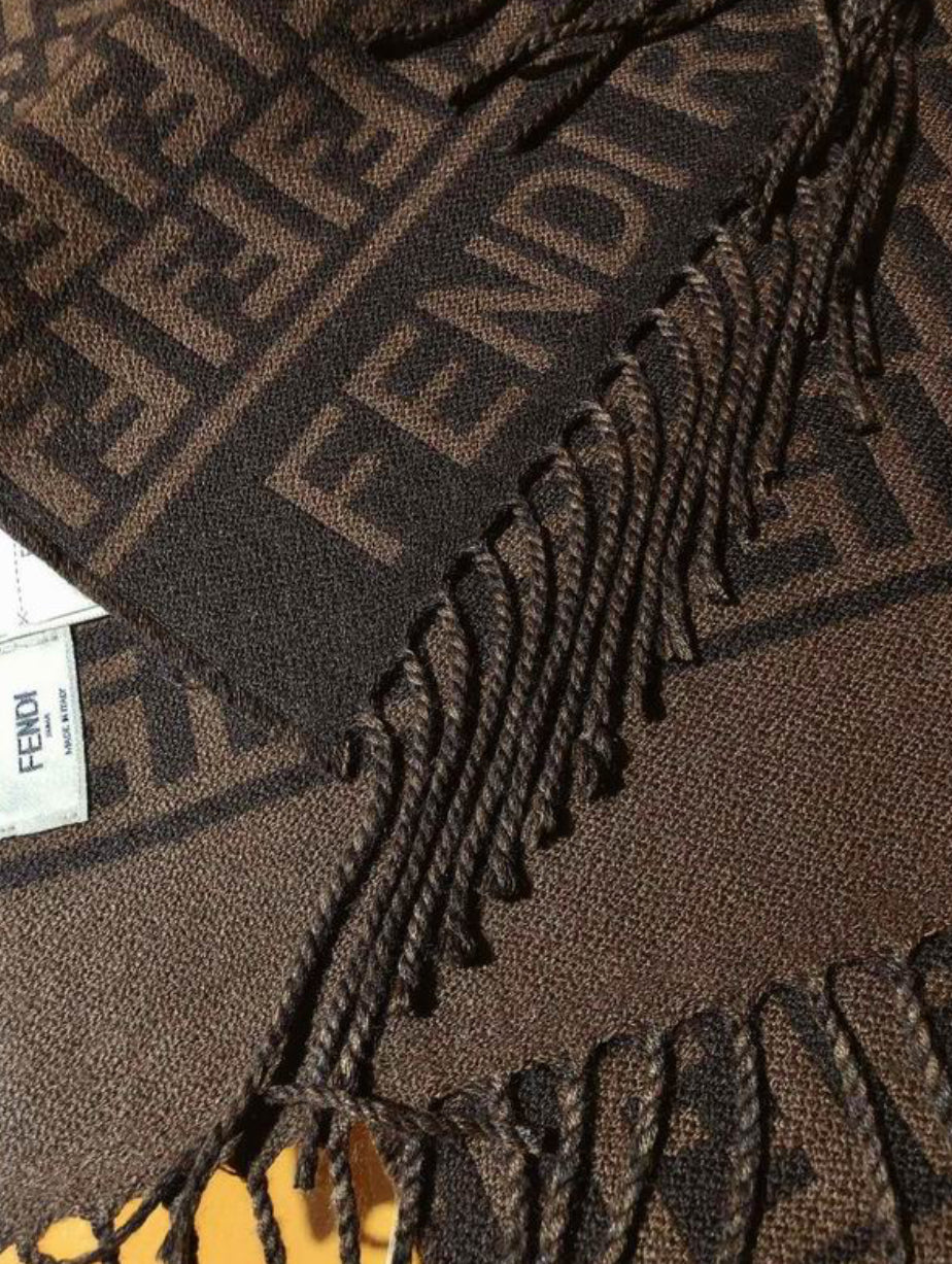 Authentic Fendi FF Scarf