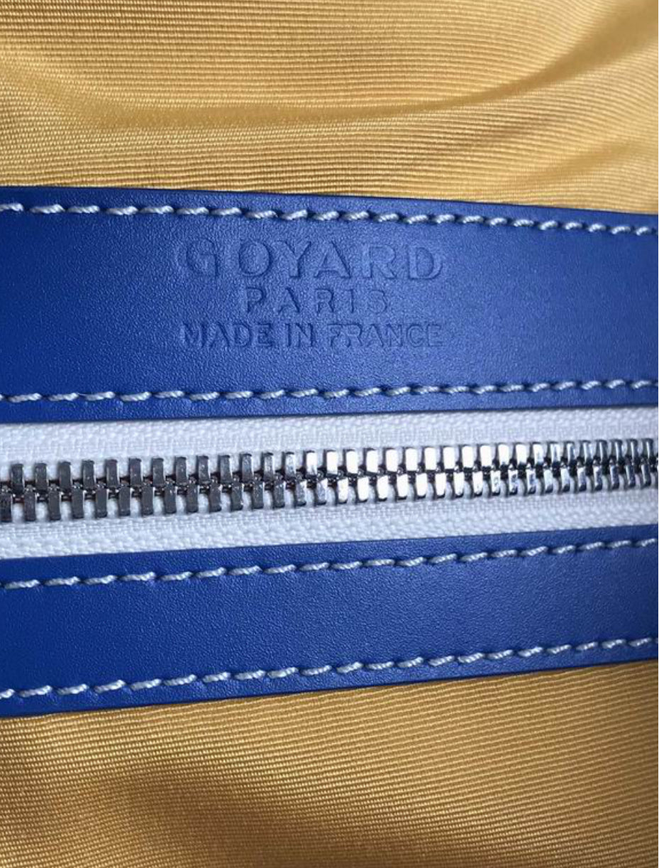 Authentic Goyard Boston 50 bag (Blue)