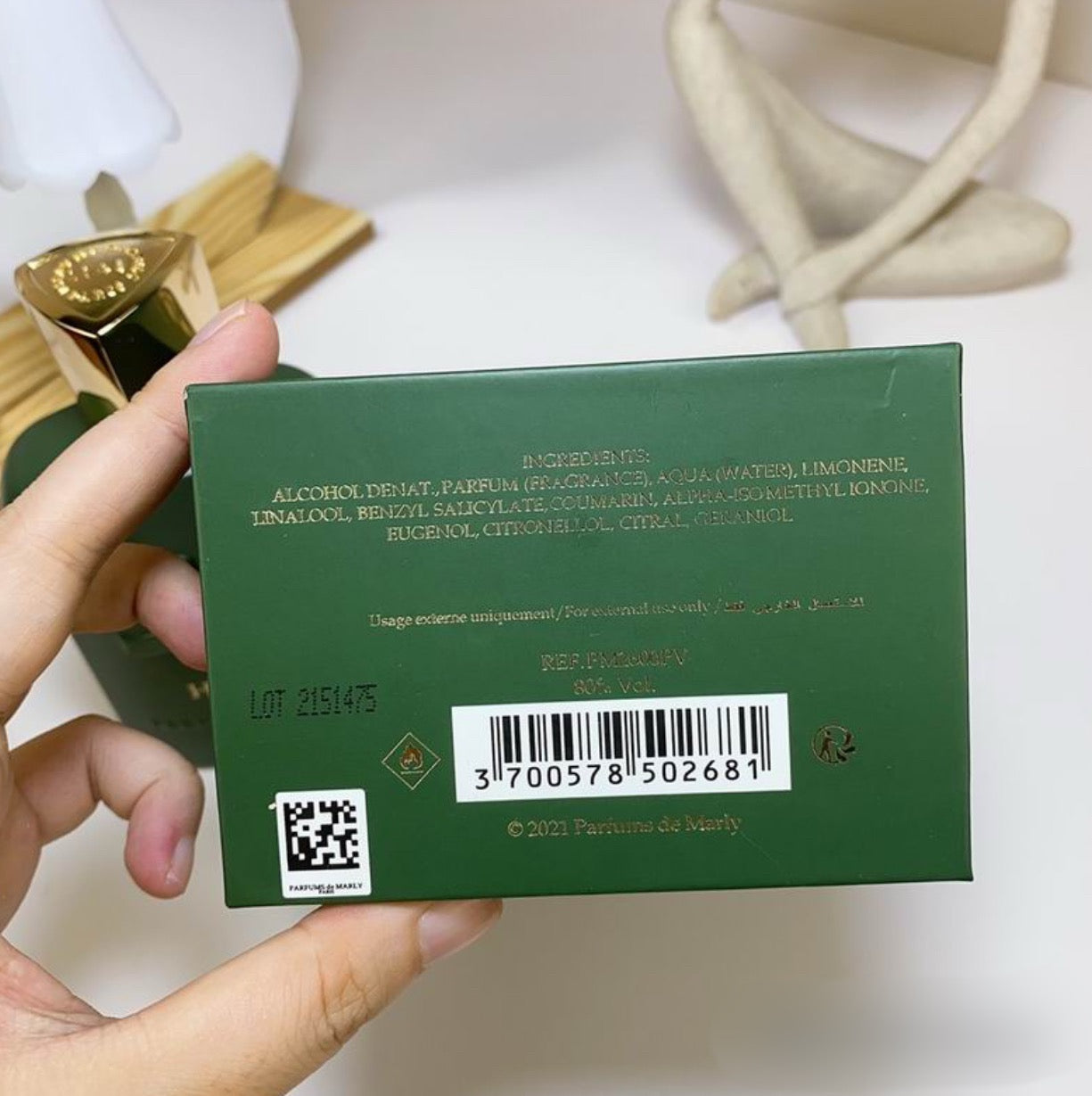 Authentic Parfums de Marly: HALTANE eau de parfum