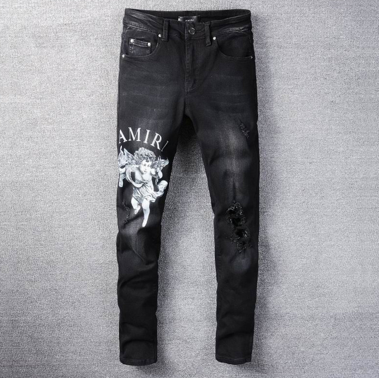 Authentic Amiri Angel Denim Jeans (Cherub)