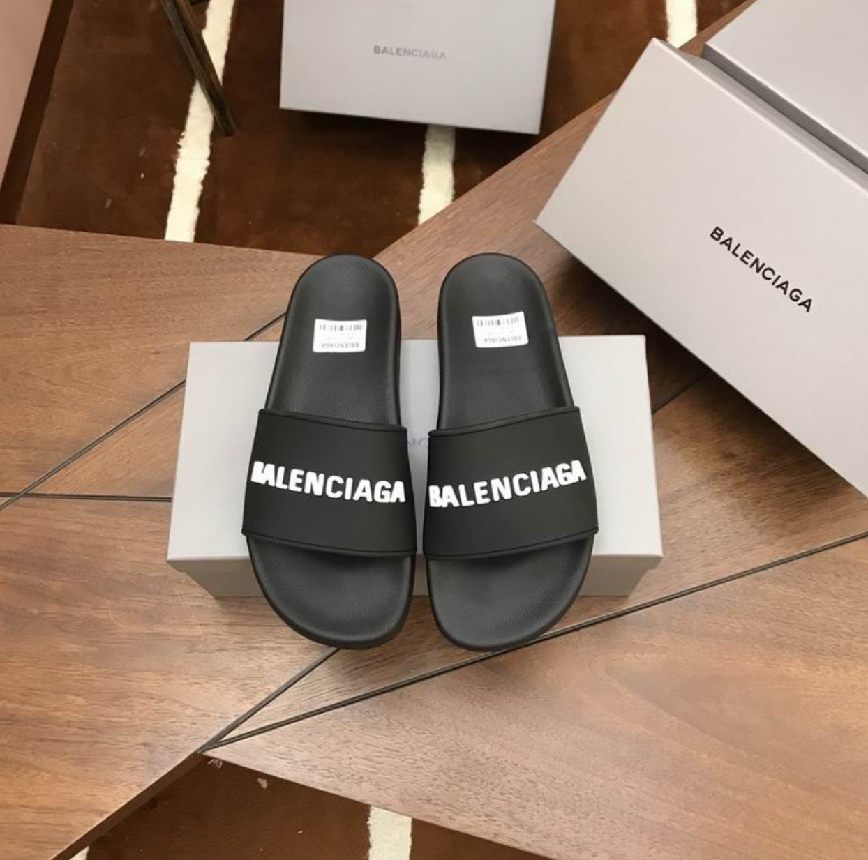 Balenciaga Pool Slide Sandals