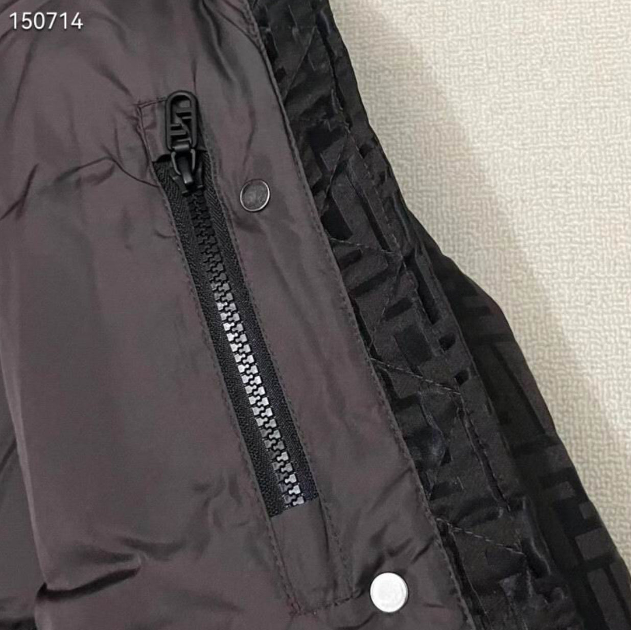 Authentic Fendi FF Nylon Down Jacket