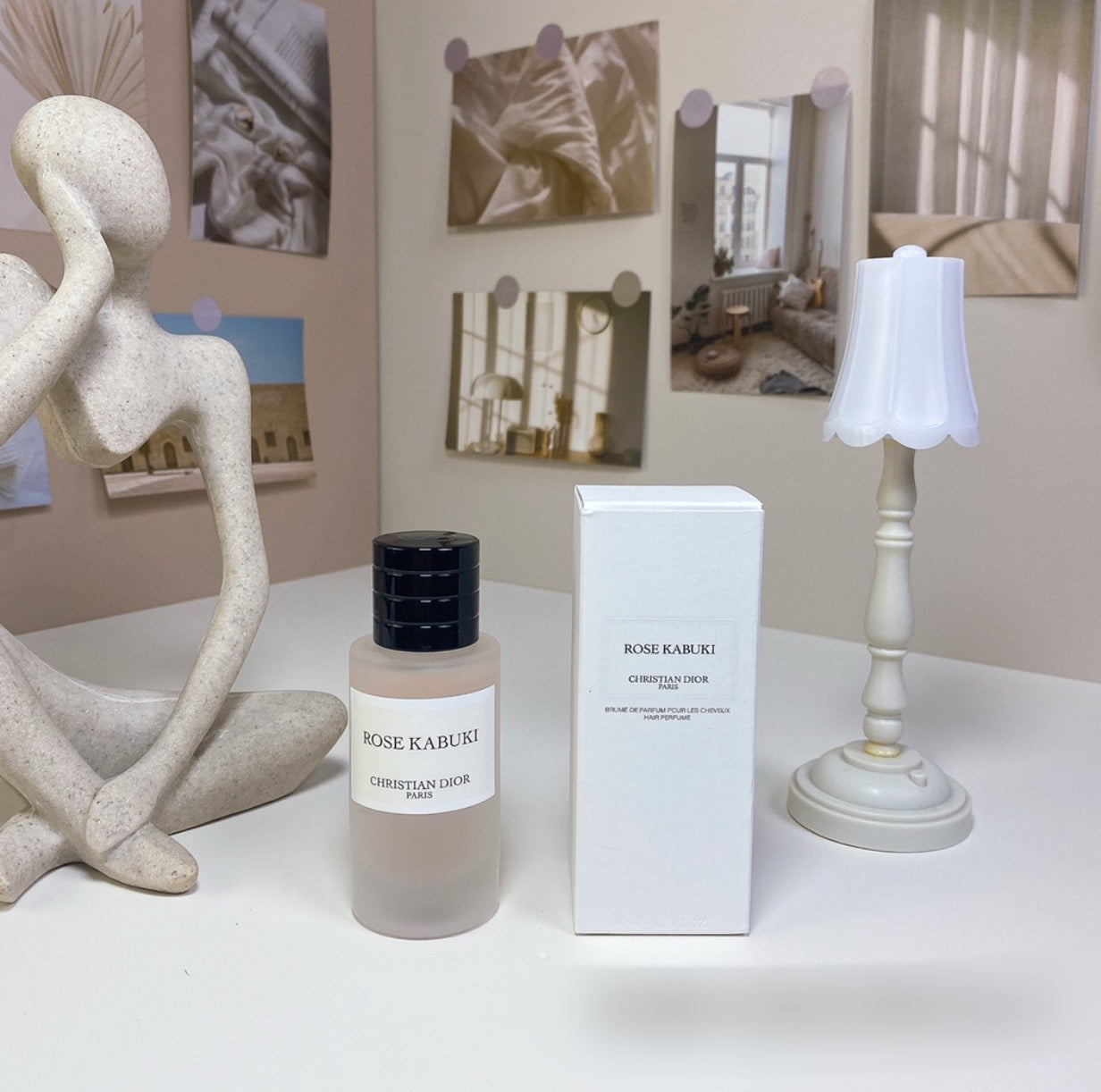 Authentic Christian Dior Rose Kabuki HAIR MIST