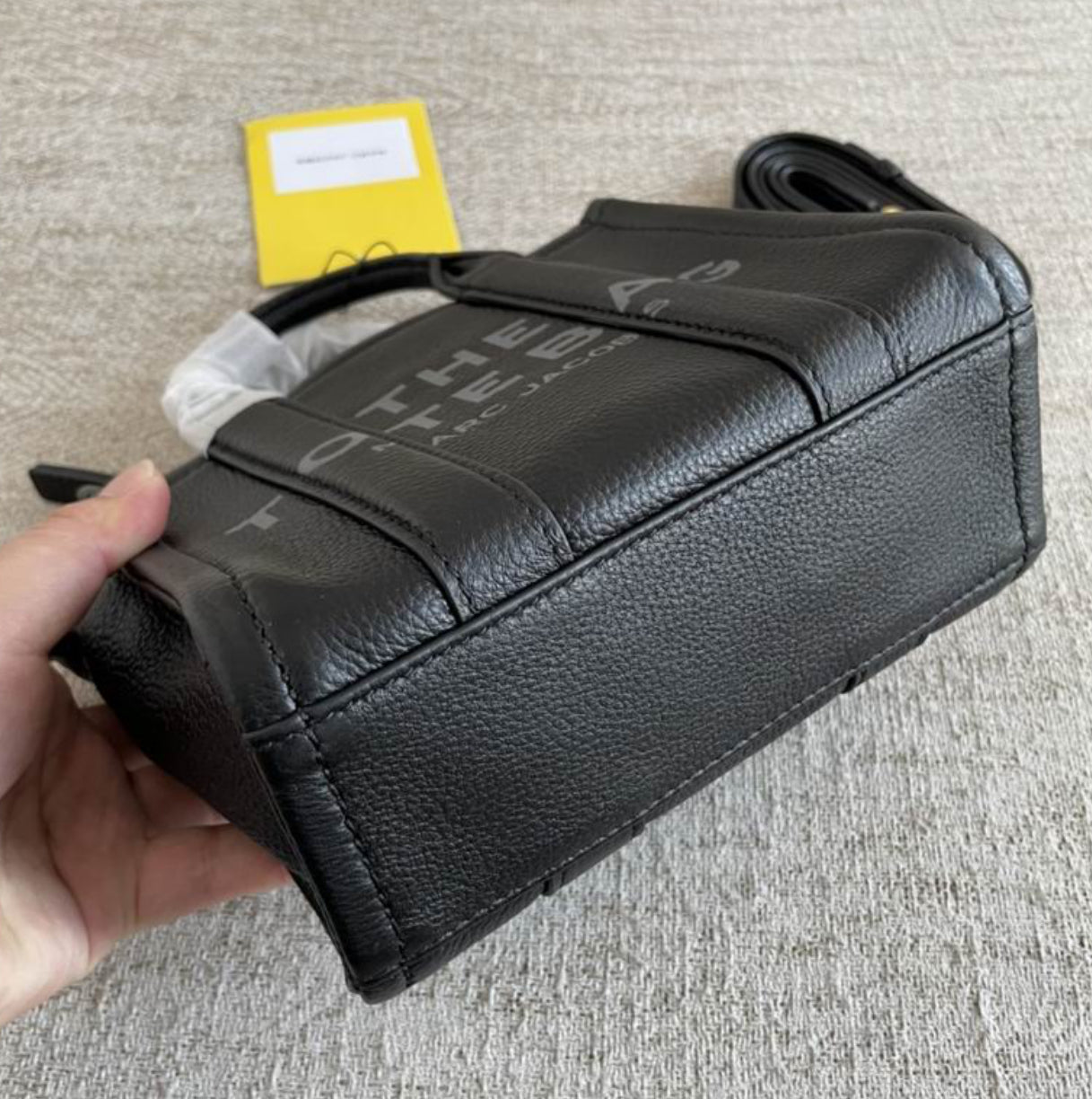 Authentic Marc Jacobs Leather Crossbody Tote Bag