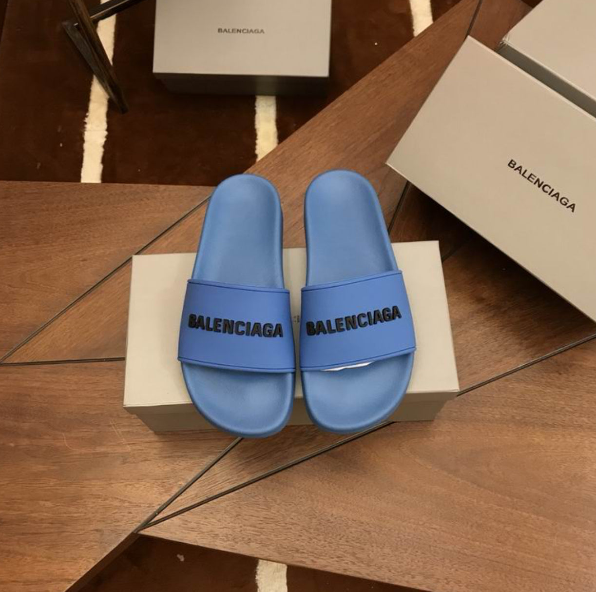 Authentic Balenciaga Pool Slide Sandals