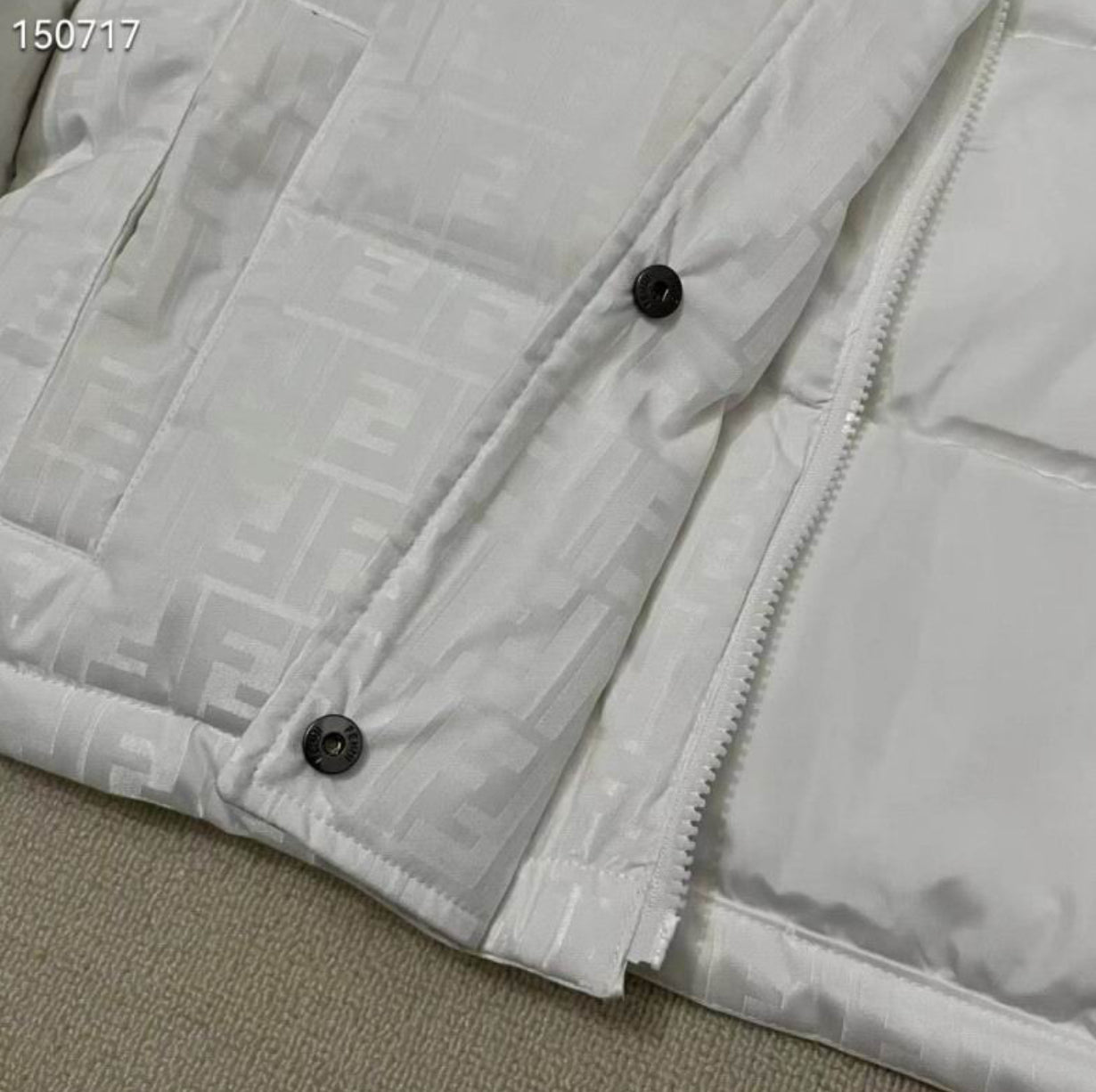 Authentic Fendi FF Nylon Down Jacket