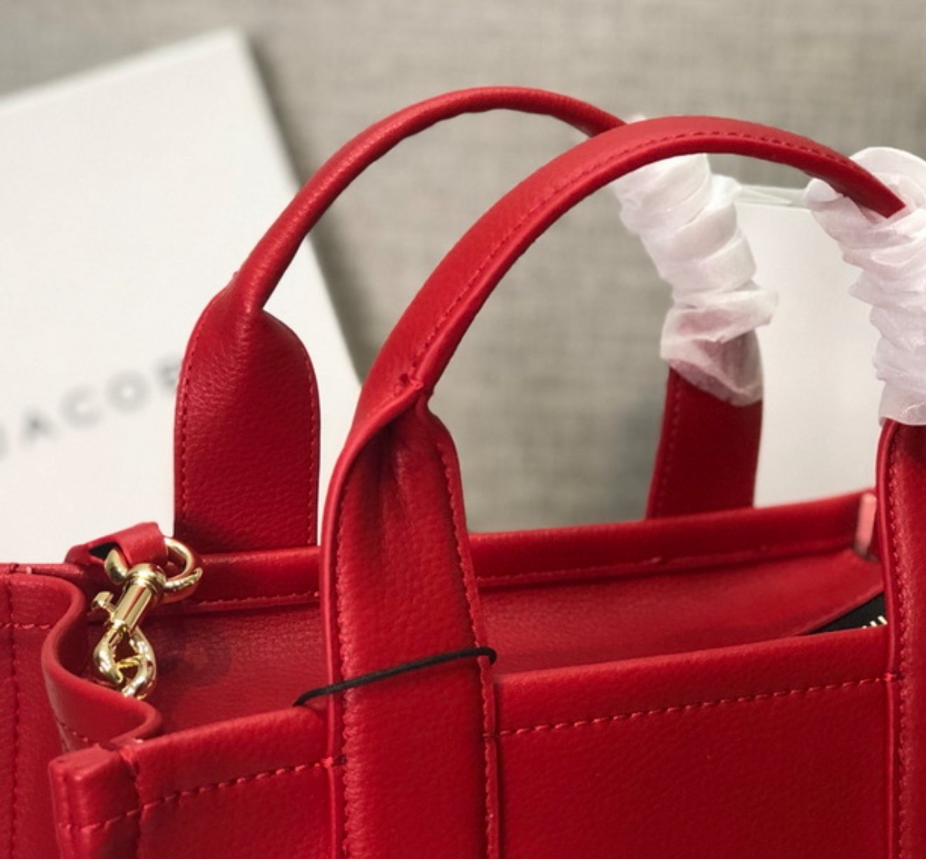 Authentic Marc Jacobs Leather Small Tote Bag