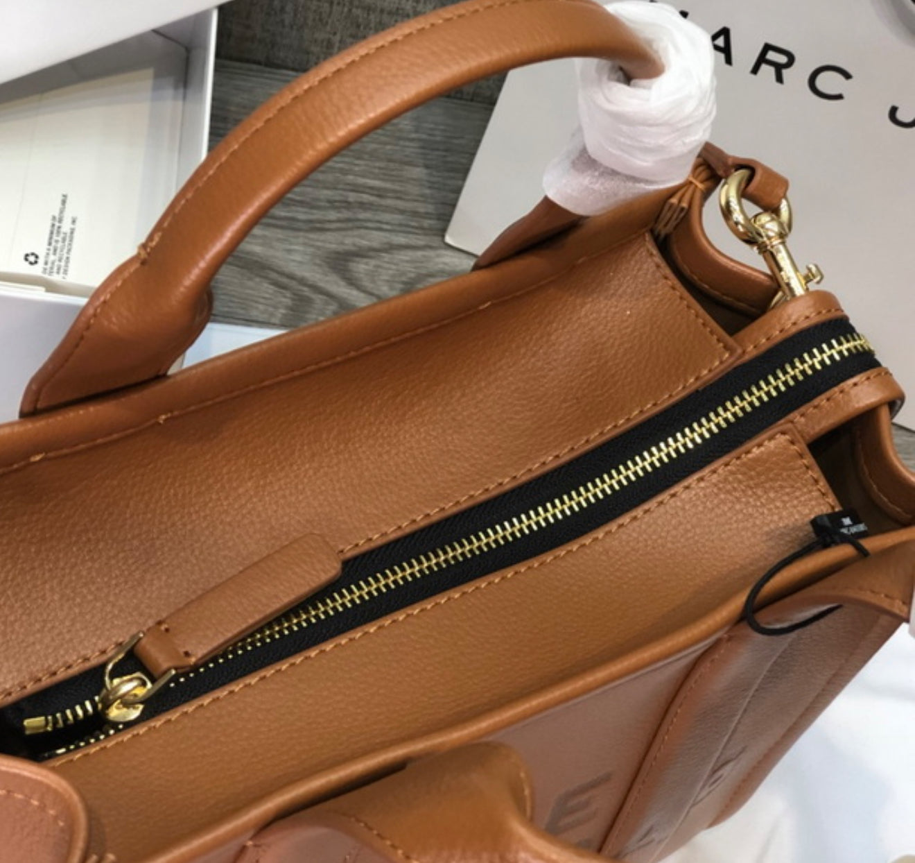 Authentic Marc Jacobs Leather Small Tote Bag