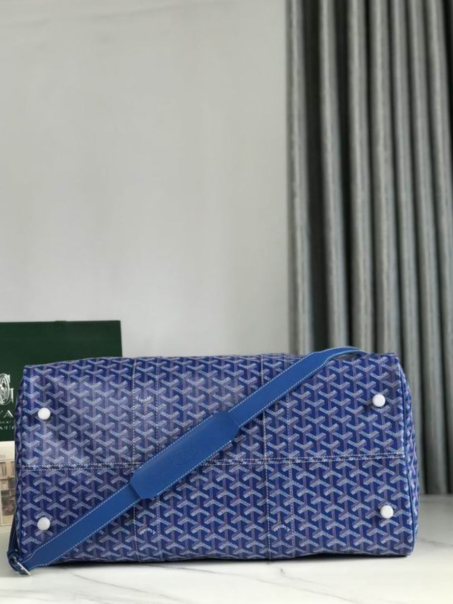 Authentic Goyard Boston 50 bag (Blue)