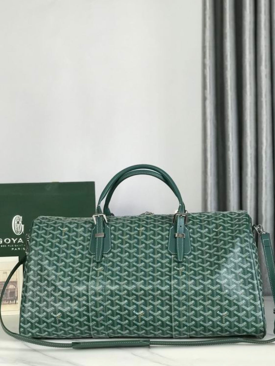 Authentic Goyard Boston 50 bag (Green)