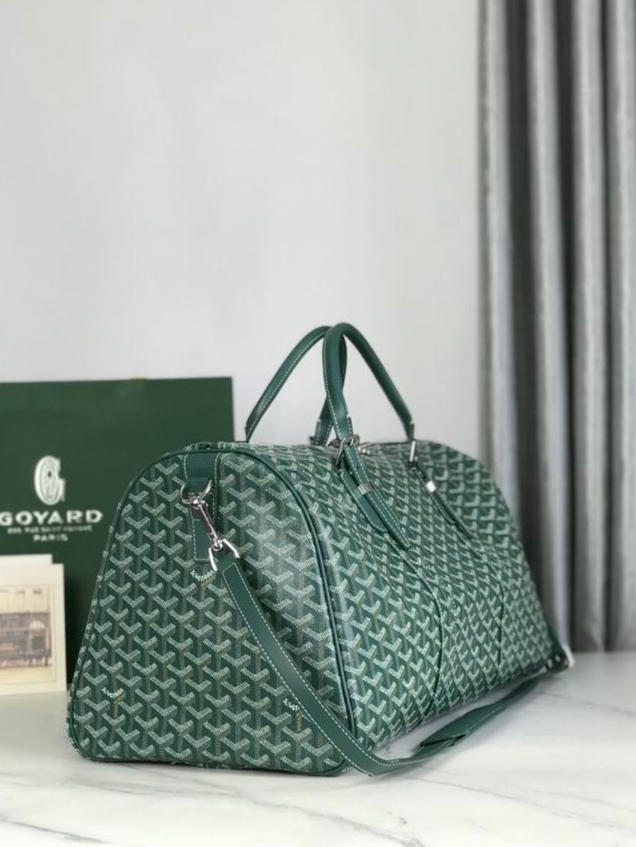 Authentic Goyard Boston 50 bag (Green)