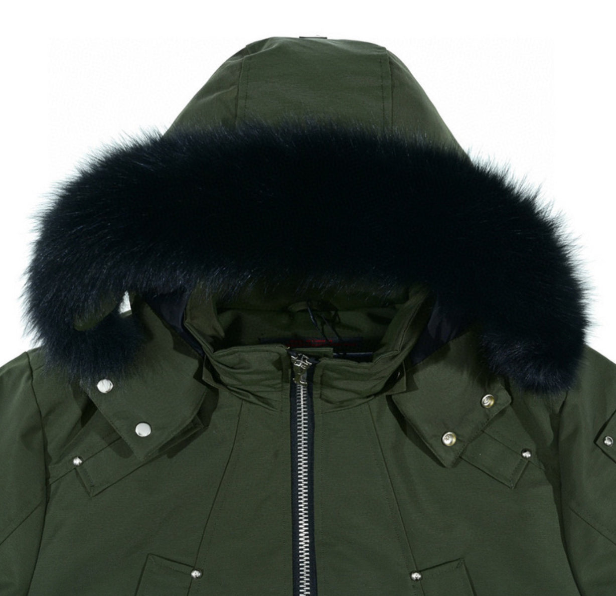 Authentic Moose Knuckles - ORIGINAL BALLISTIC SHEARLING TRIM BOMBER JACKET