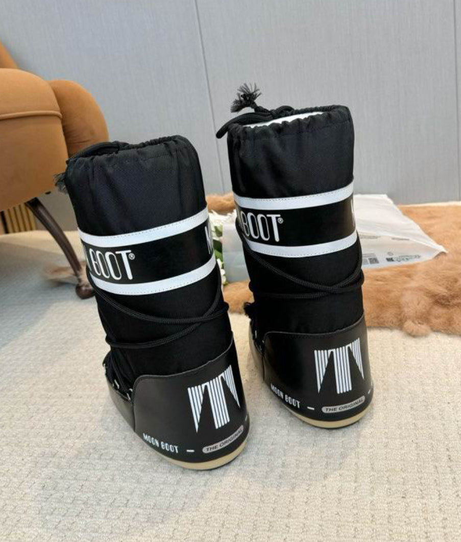 Authentic MOON BOOT - ICON COLOURBLOCK NYLON BOOTS