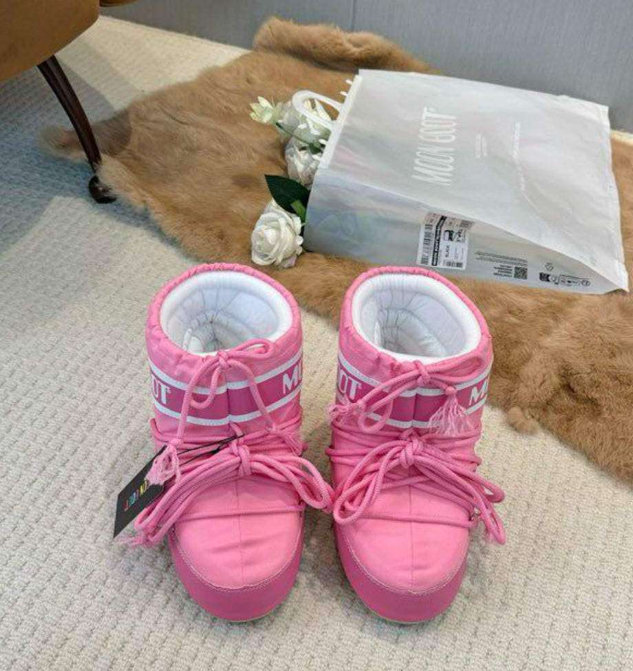 Authentic MOON BOOT - ICON LOW NYLON BOOTS