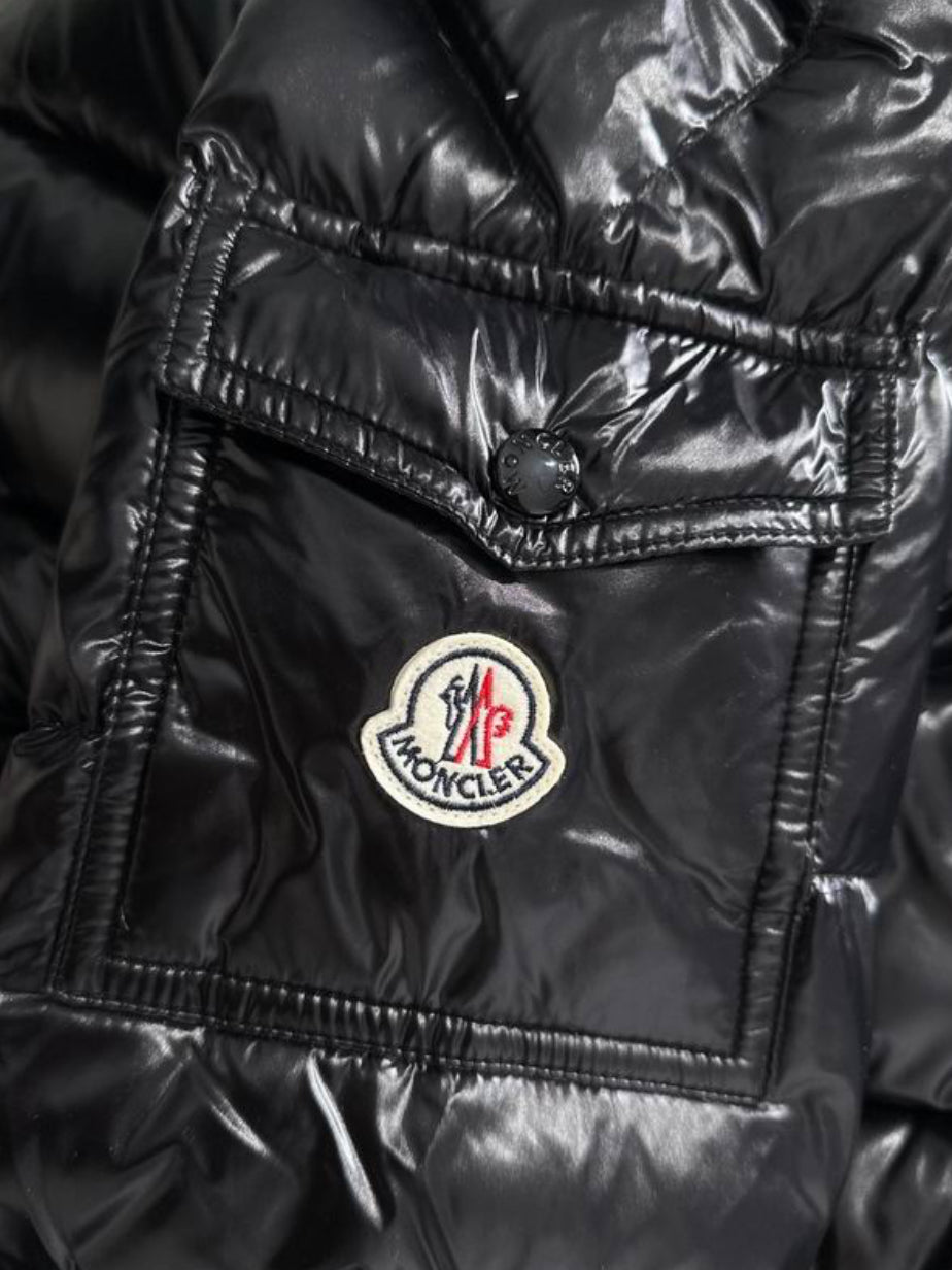Authentic Moncler Maya Hooded Short Down Jacket