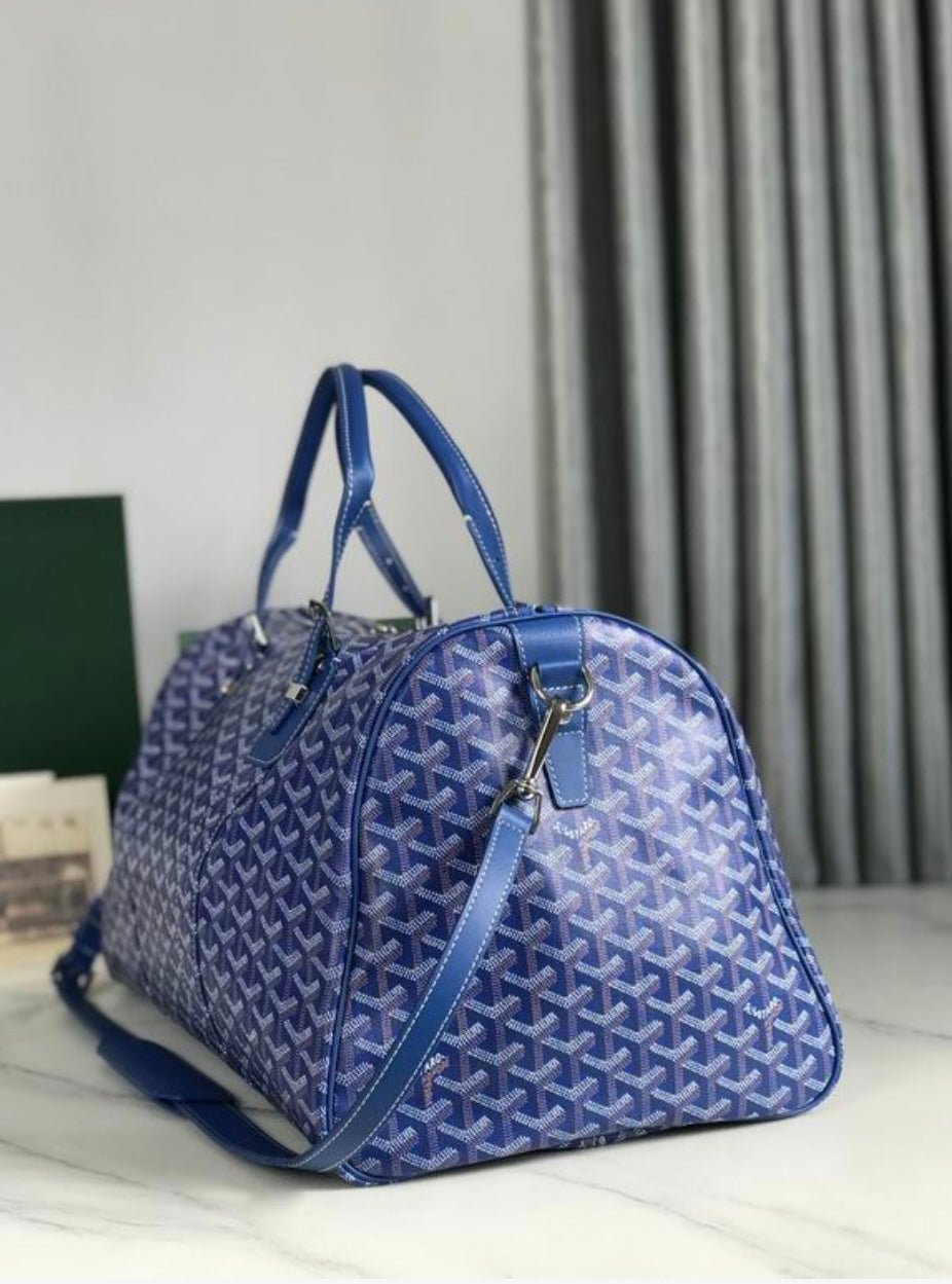 Authentic Goyard Boston 50 bag (Blue)