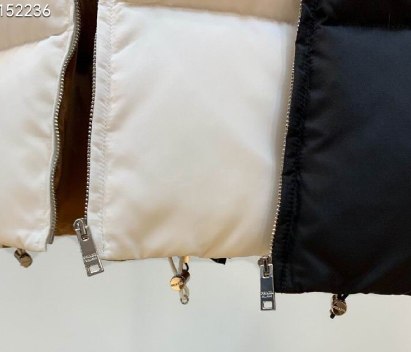 Authentic Prada Cropped Re-Nylon down jacket
