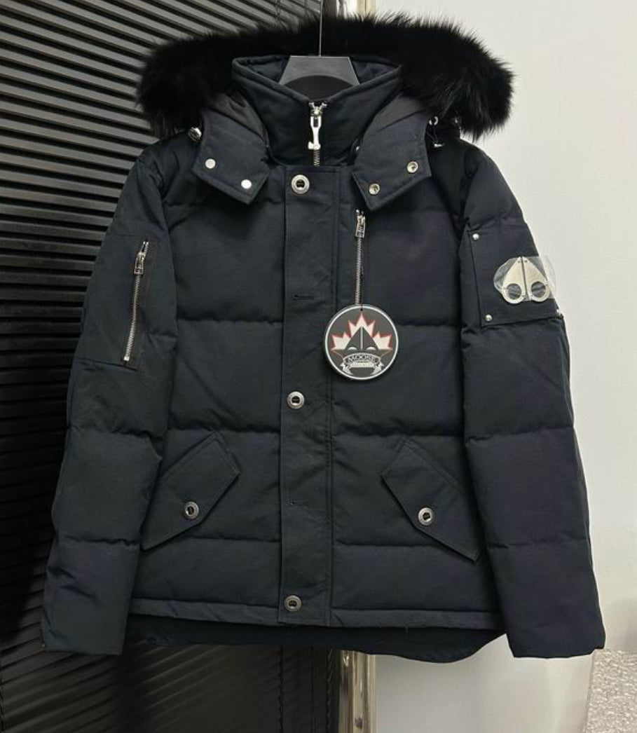 Authentic Moose Knuckles - ORIGINAL SHEARLING TRIM 3Q JACKET