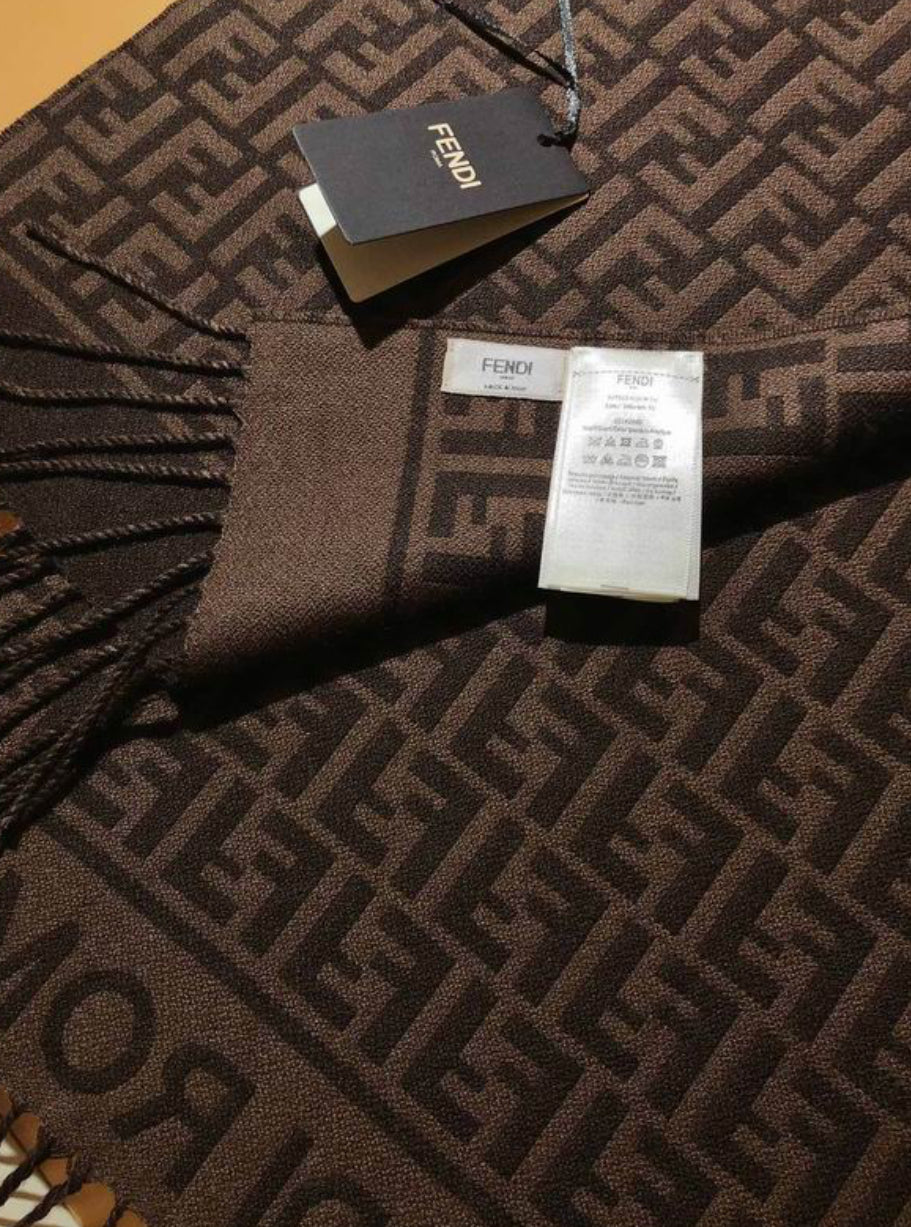 Authentic Fendi FF Scarf