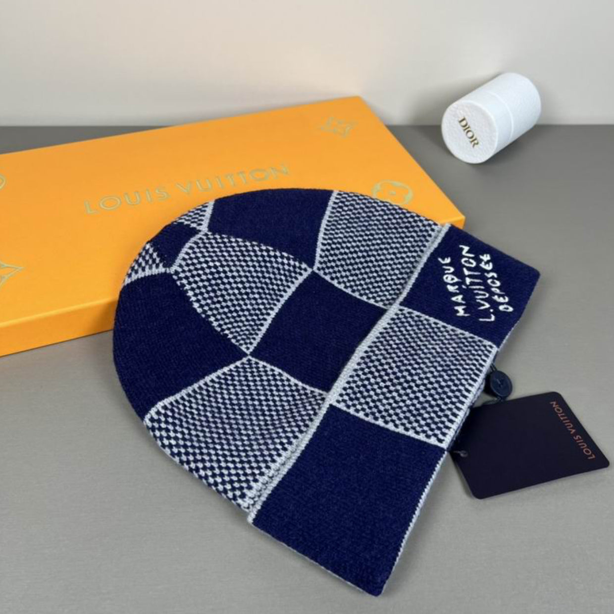 Authentic Louis Vuitton - Damier Heritage Beanie