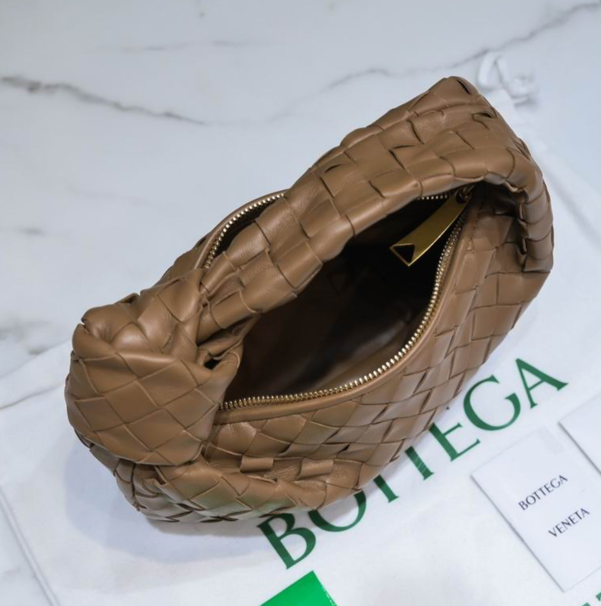 Authentic Bottega Veneta mini Jodie (Intrecciato leather)