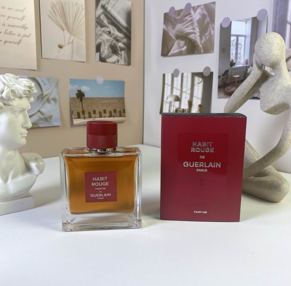 Authentic Guerlain : HABIT ROUGE DE GUERLAIN PARIS
PARFUM