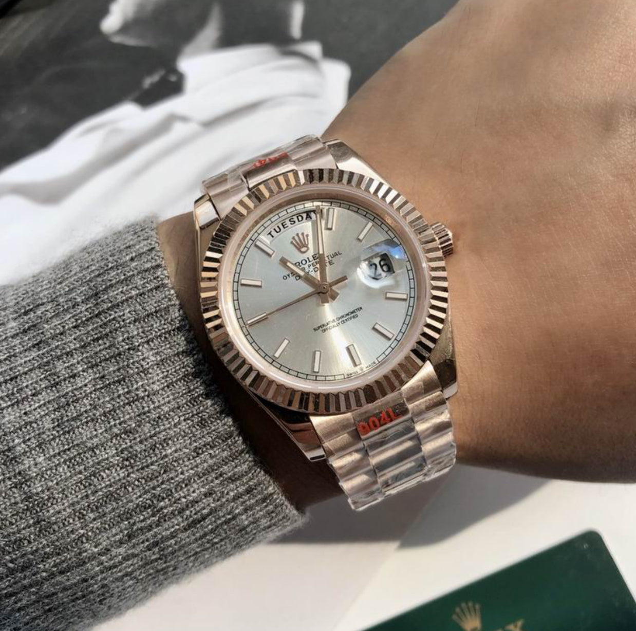 Authentic Rolex Oyster Perpetual Day-DATE