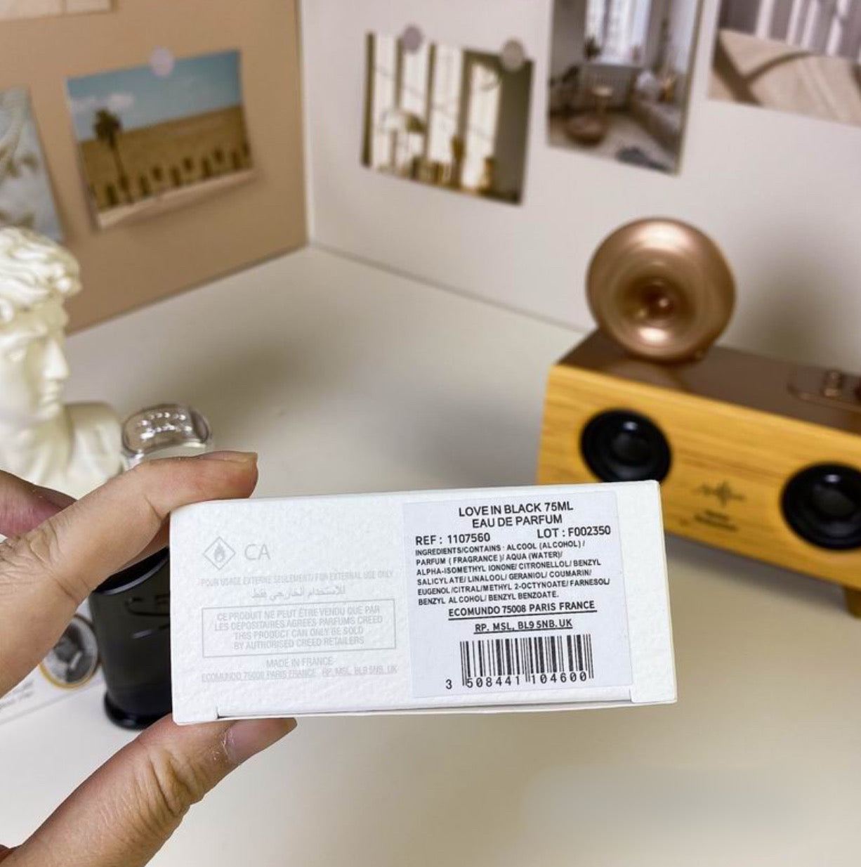 Authentic Creed Love In Black