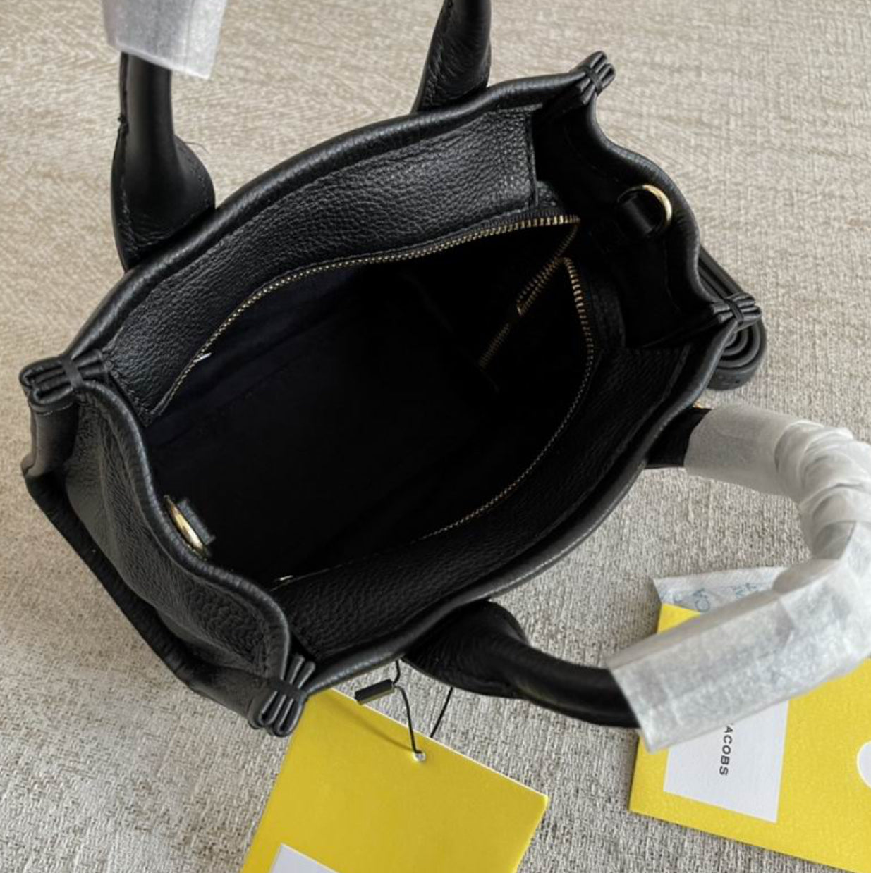 Authentic Marc Jacobs Leather Crossbody Tote Bag