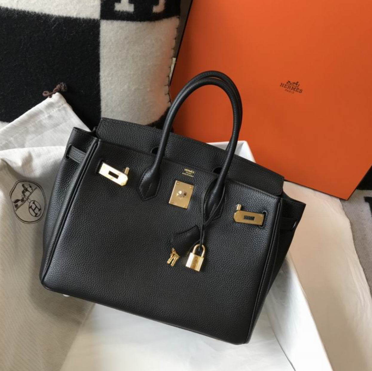 Authentic Hermès Birkin 25 Bag