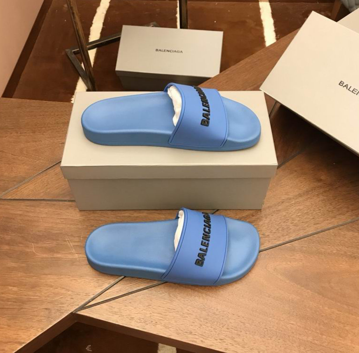 Authentic Balenciaga Pool Slide Sandals
