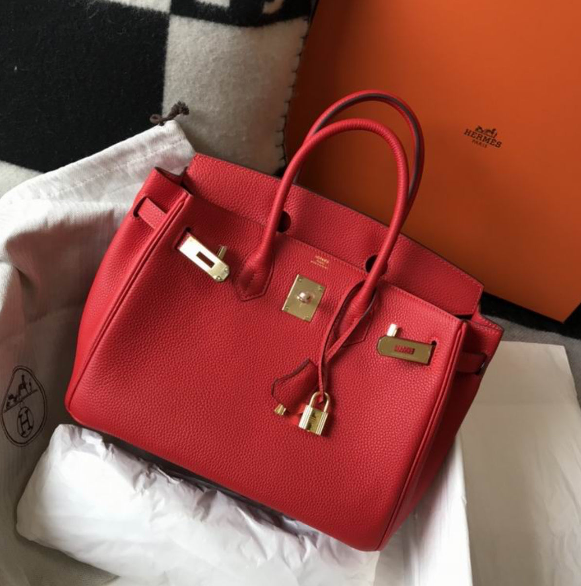 Authentic Hermès Birkin 25 Bag