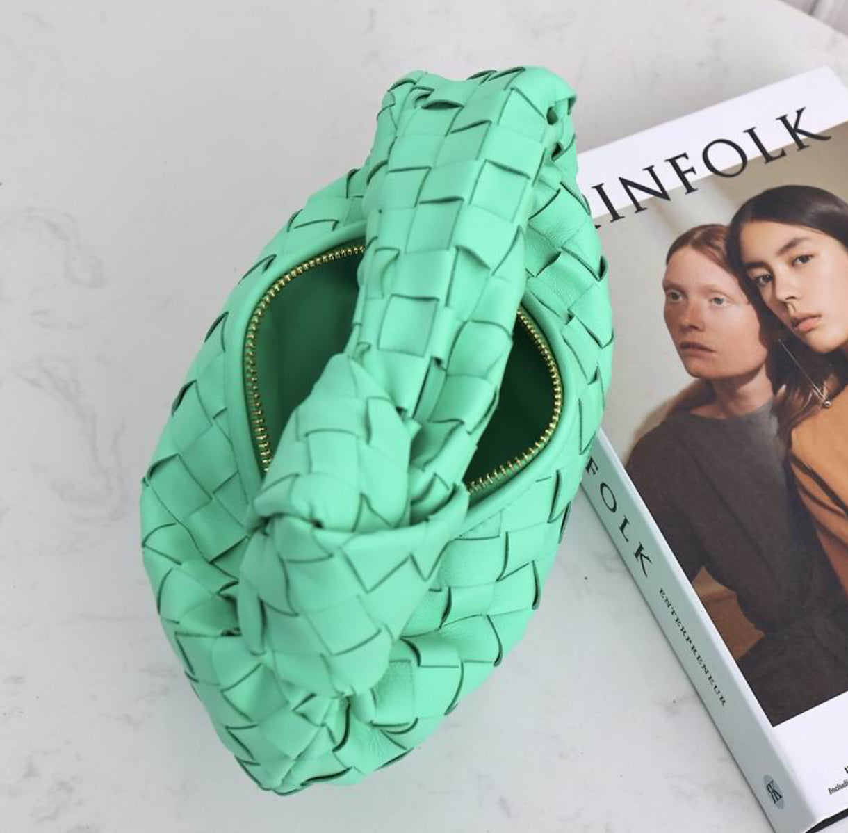 Authentic Bottega Veneta mini Jodie (Intrecciato leather)