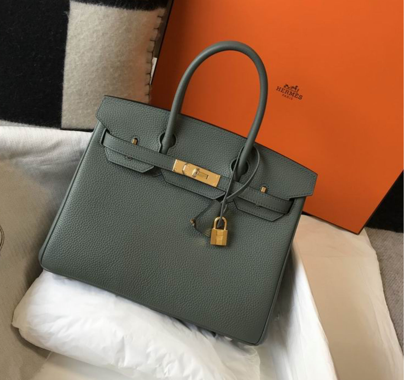 Authentic Hermès Birkin 30 Bag