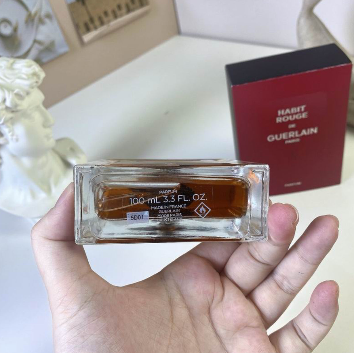 Authentic Guerlain : HABIT ROUGE DE GUERLAIN PARIS
PARFUM