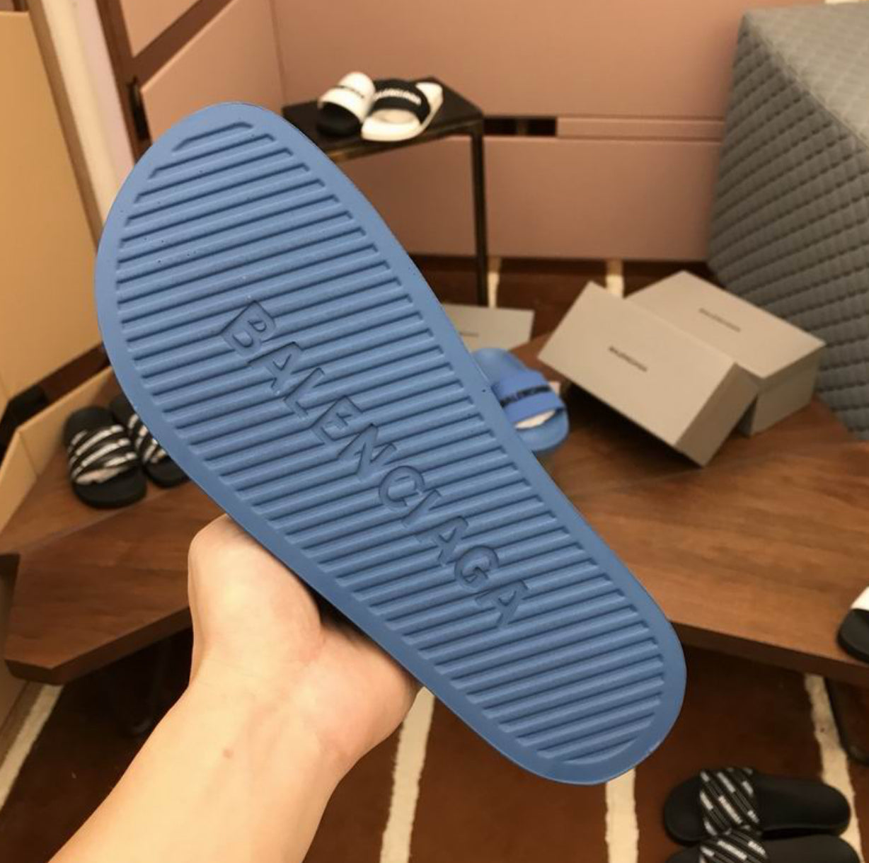 Balenciaga Pool Slide Sandals