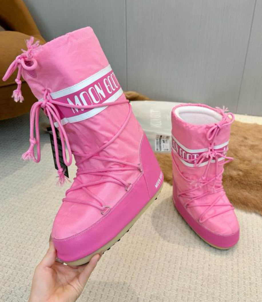 Authentic MOON BOOT - ICON COLOURBLOCK NYLON BOOTS