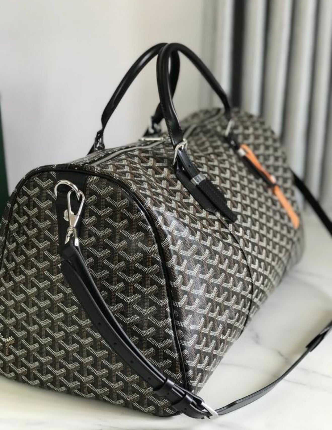 Authentic Goyard Boston 50 bag (Black)