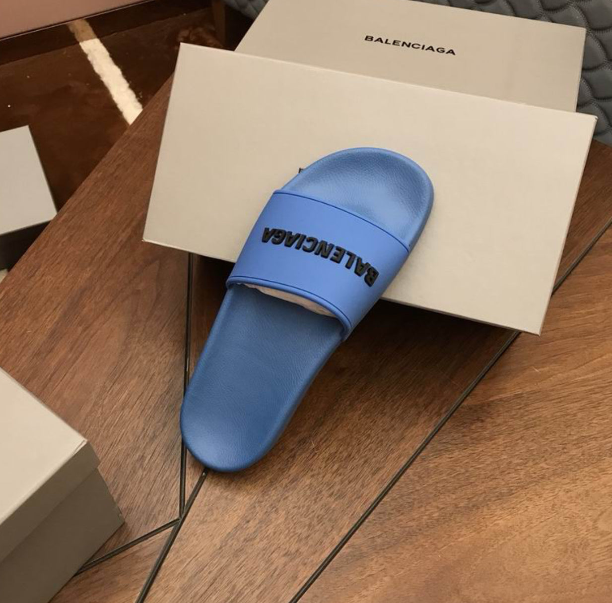 Authentic Balenciaga Pool Slide Sandals