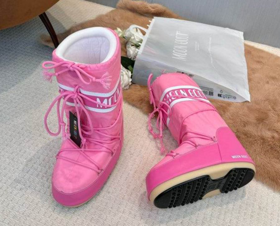 Authentic MOON BOOT - ICON COLOURBLOCK NYLON BOOTS