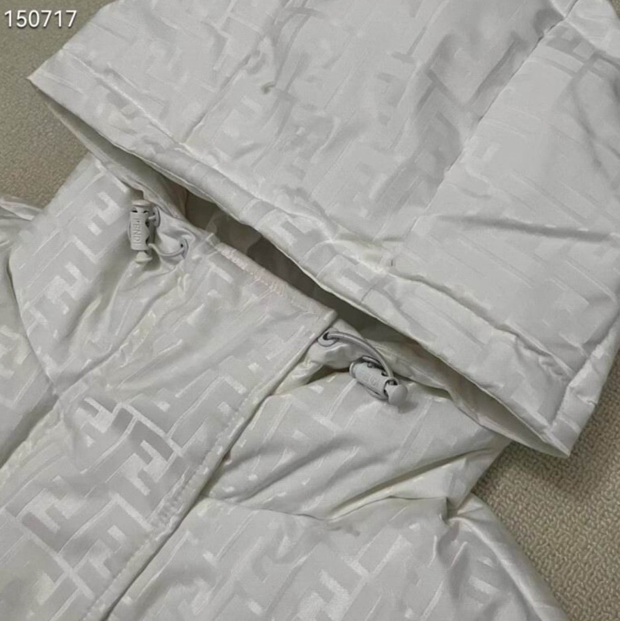 Authentic Fendi FF Nylon Down Jacket