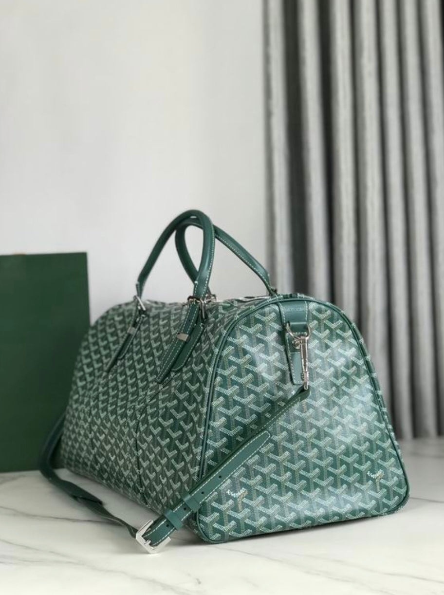 Authentic Goyard Boston 50 bag (Green)