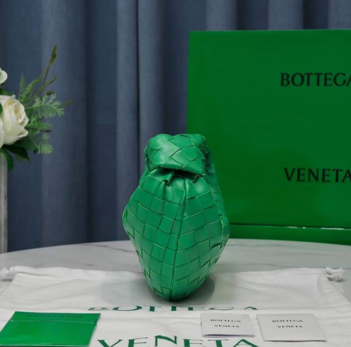 Authentic Bottega Veneta mini Jodie (Intrecciato leather)