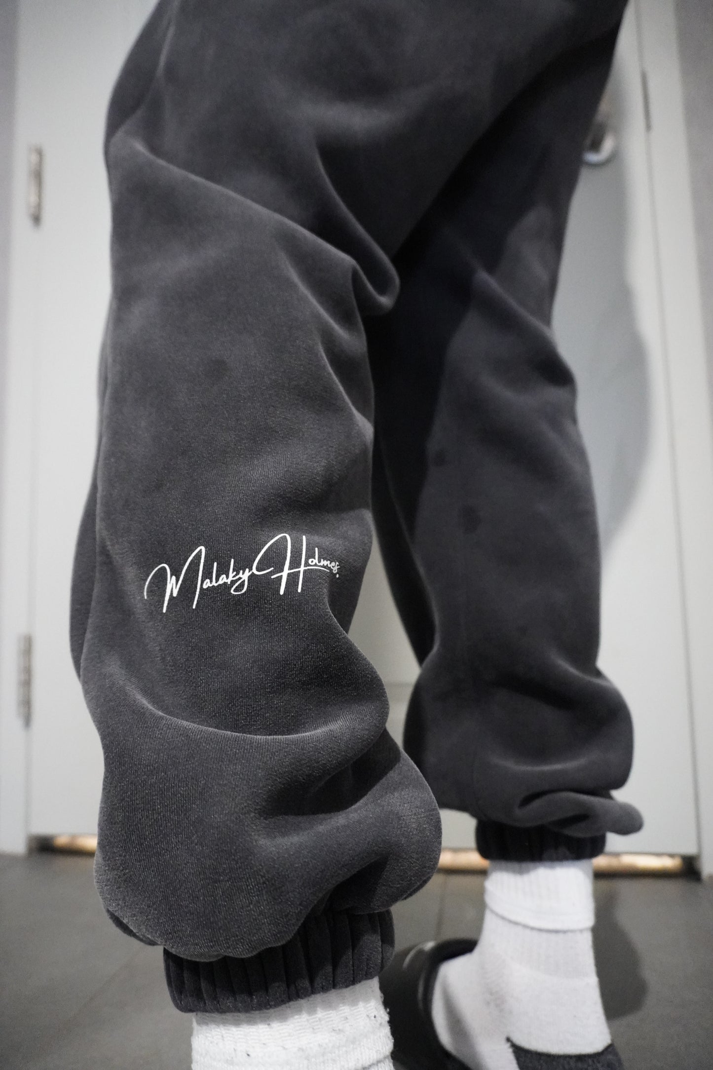 MalakyHolmes signature fleece sweatpants